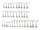 MasterPro River & Estuary Jig Head Kit – 35pcs Ball & Chisel Point Jigheads, 1/16oz–1/4oz, Hook Sizes