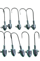 6 X MASTERPRO Fishing 3D Minnow Soft Plastic Lures – 12cm / 9g  + FREE 10 Matching Jigheads