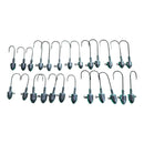 MASTERPRO Inshore Reef Jighead Value Pack – 25pcs For Soft Plastics | Saltwater-Ready | Tackle Box Included Fishing Tackle Hooks - Bait Tackle Direct