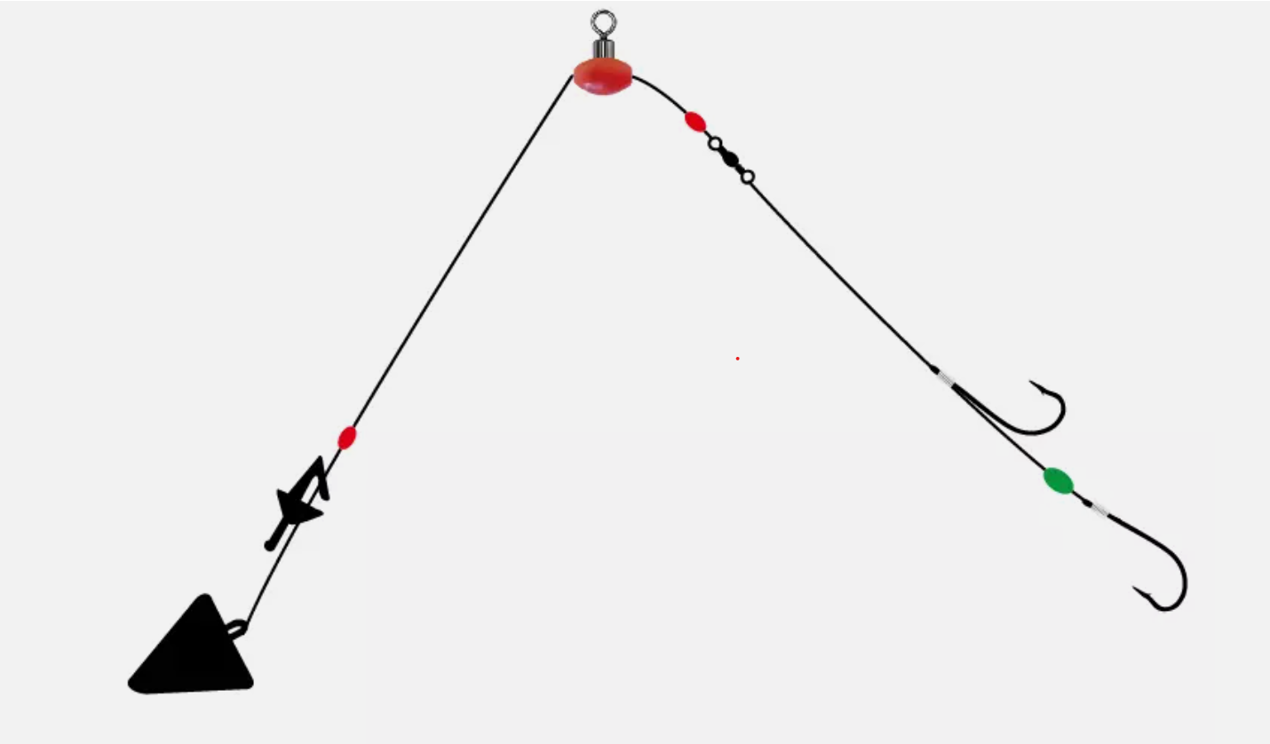 Wire Surf Rig 3X Masterpro Long Distance Surf Rigs Fishing Rigs Tackle Hooks | Bait ...