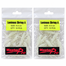 20pc 6.5cm Luminous Shrimp Soft Plastic Fishing Lures