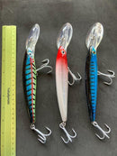 3 x Deep-Diving Trolling 16cm Hard Body Lures Fishing Tackle/A/B - Bait Tackle Direct
