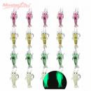 MasterPro Micro Shrimp Lures with Hooks - 4 colours