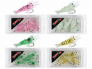 MasterPro Micro Shrimp Lures with Hooks - 4 colours