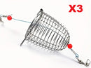 3 x Mini Rigged Berley cages Fishing Tackle - Bait Tackle Direct