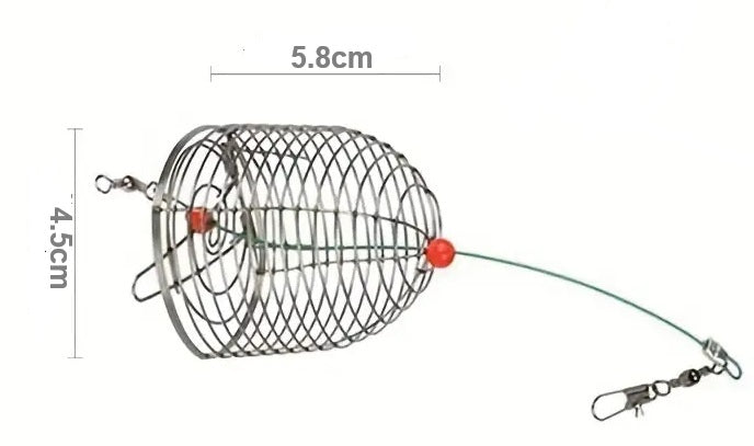 3 x Mini Rigged Berley cages Fishing Tackle - Bait Tackle Direct
