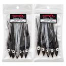 MasterPro 10pc 12cm Octopus Skirt Fishing Lures – 6 Colours