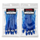 MasterPro 10pc 12cm Octopus Skirt Fishing Lures – 6 Colours