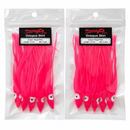 MasterPro 10pc 12cm Octopus Skirt Fishing Lures – 6 Colours