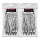 MasterPro 10pc 12cm Octopus Skirt Fishing Lures – 6 Colours