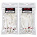 MasterPro 10pc 12cm Octopus Skirt Fishing Lures – 6 Colours