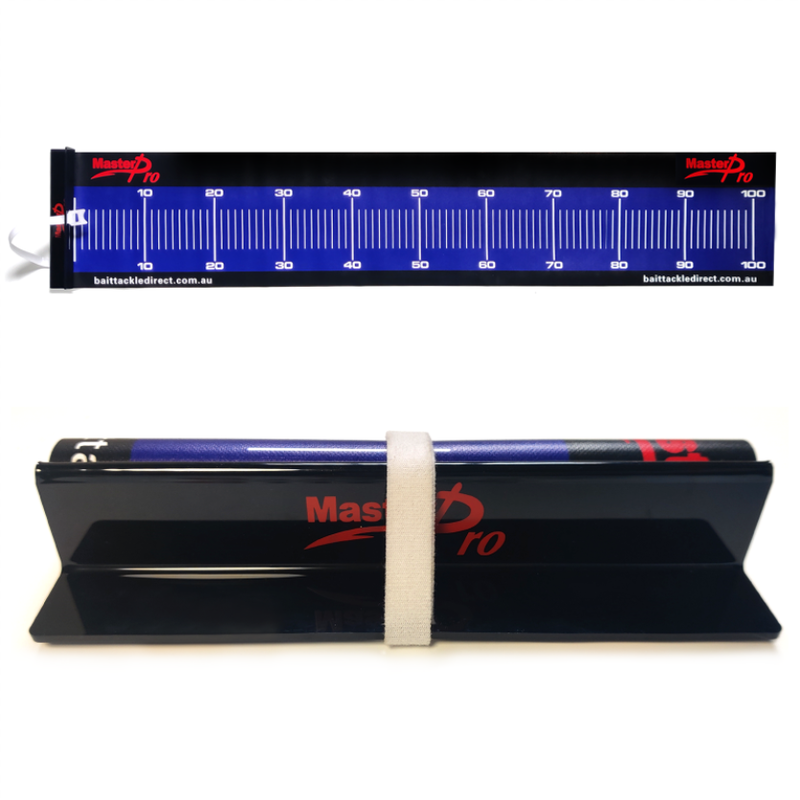 MASTERPRO Fish Ruler (100x30cm) & Dual-Sided Cleaning Rag (30x60cm) Combo – Essential Kit for Aussie Anglers - Bait Tackle Direct