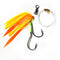 3x Skirt Sliding Fishing Snapper & Gummy Shark Rigs On 3 Different  Green Pink Orange Tackle Hook Beak 2x5/0 - Bait Tackle Direct