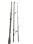 MASTERPRO Custom Desiged Solid Carbon 7’0” 3-Piece Rod | 100% Carbon | Versatile All-Rounder Tackle Hooks - Bait Tackle Direct