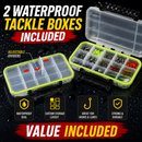MASTERPRO Tackle Bag + 2 Waterproof Tackle Boxes – ONLY $49.00