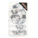 MasterPro Weedless Jig Head Kit – 36pcs Weighted EWG Hooks, Red Eye Jigheads & Weedless Rigs | 4 Sizes | Tackle Box Included | For Salt & Freshwater Structure Fishing - Bait Tackle Direct