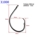 100/1000 X Chemically Sharpened Tuna Circle Hooks Size 14/0 Fishing Tackle - Bait Tackle Direct
