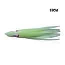 5 x Octopus Squid Skirt Trolling Jig Lure 15cm Fishing Tackle lumo - Bait Tackle Direct