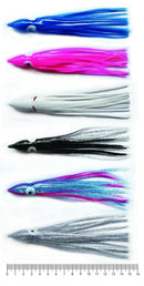 30 X Octopus Squid Skirt Trolling Jig Lure Fishing Tackle 15cm - Bait Tackle Direct