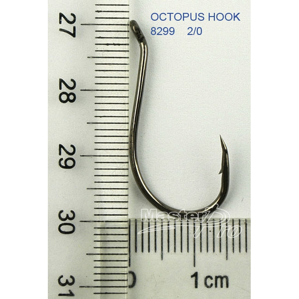 1000 x #2/0 Chemically Sharpened Octopus Beak Hooks Fishing Tackle - Bait Tackle Direct
