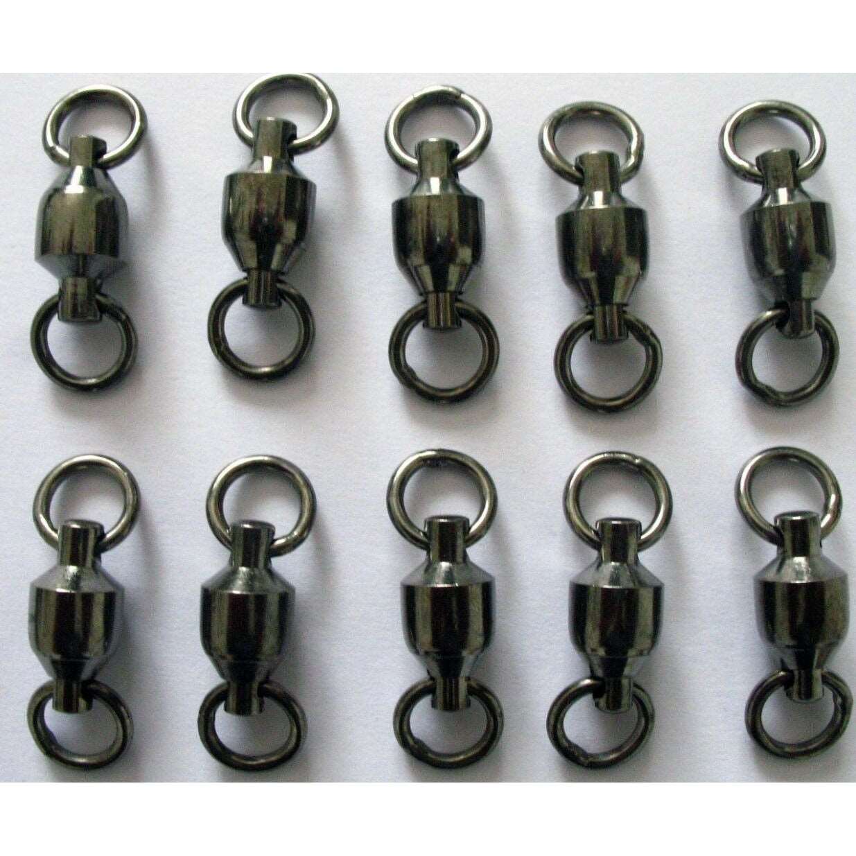 20 X Ball Bearing Swivels Size 3# For Game Need Fishing Tackle