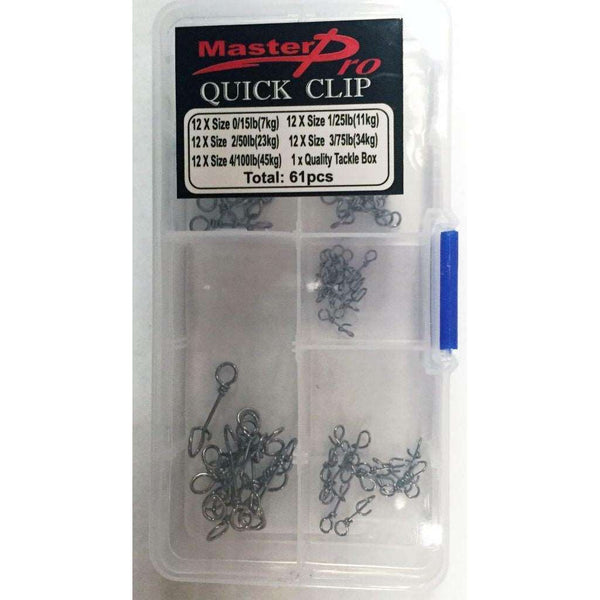 1 Box Of 60Pcs At 5 Sizes Fishing Quick Clips ,Fishing Hook Tackle Special - Bait Tackle Direct