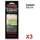 3 Packs 8# -16# Sabiki Bait Rigs Fishing Tackle