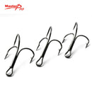 60 x Quality Chemically Sharpened Fishing Treble Hook Size 8