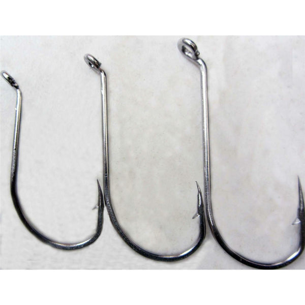 60 x Chemically Sharpened SS Octopus Hooks in 3 Sizes Fishing