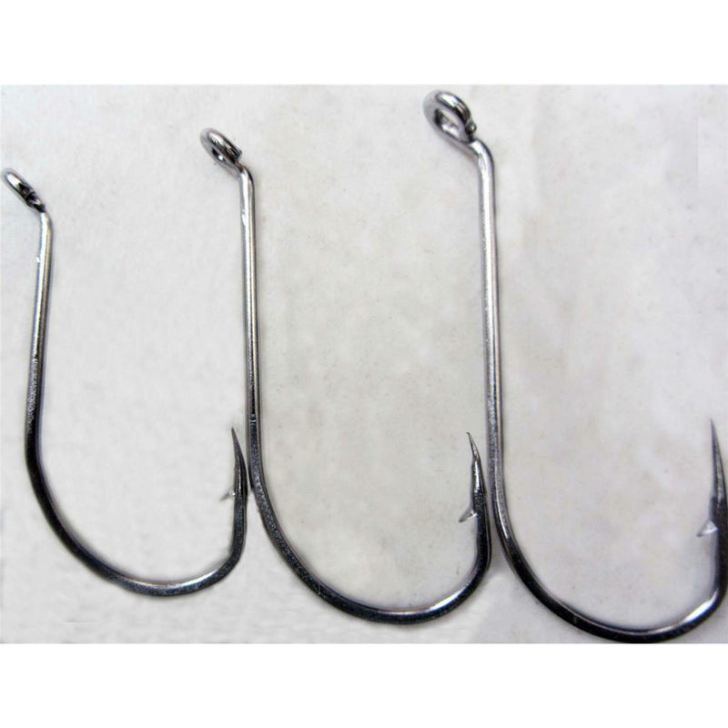 60 x Chemically Sharpened SS Octopus Hooks in Sizes Fishing