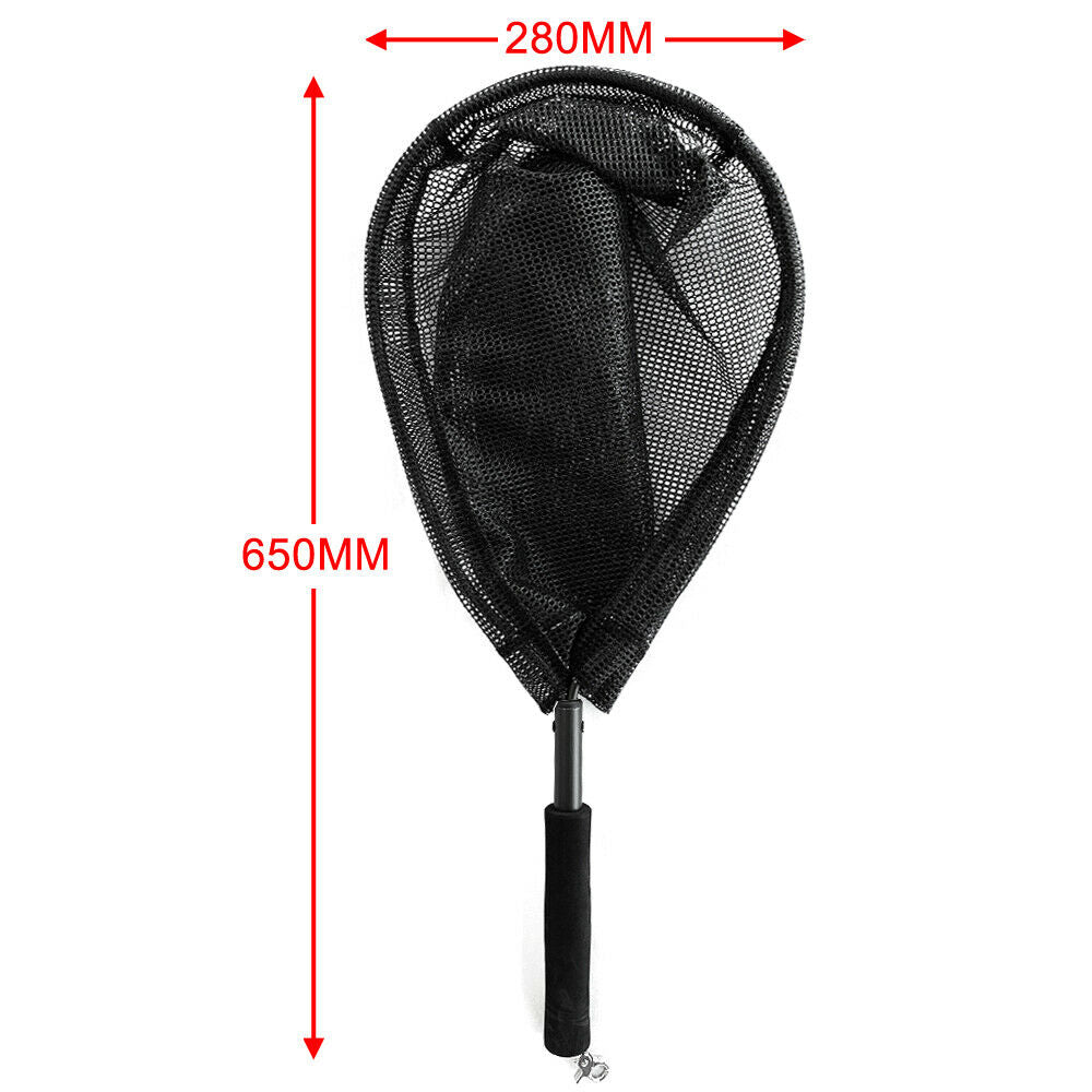 Snapper Net Fresh / Salt water Fish Landing Net Kayak Rubber Coated Fishing Tackle ...