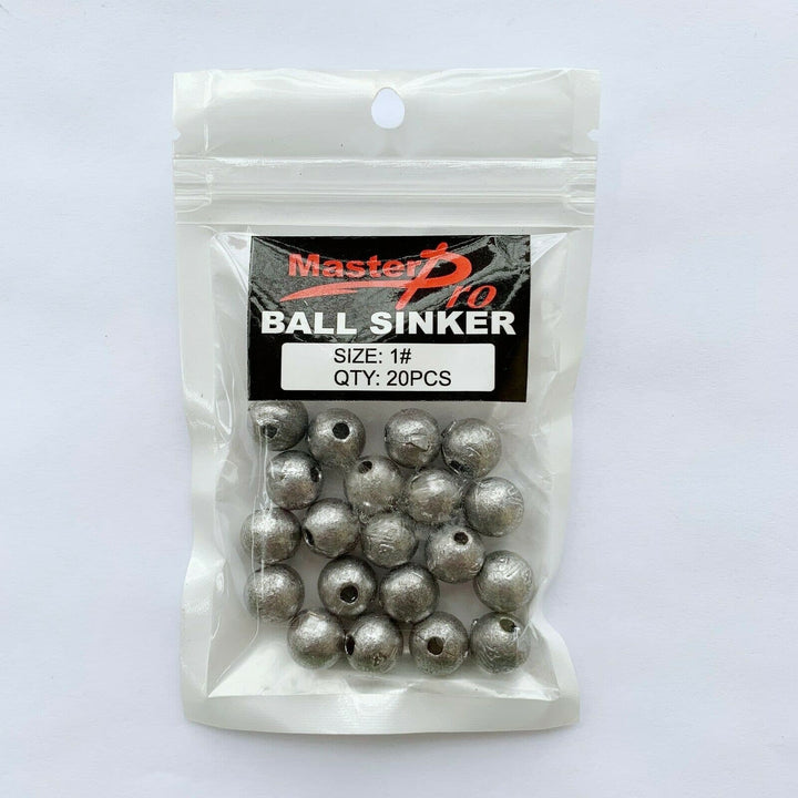 Ball Sinkers Size #1, 2, 5, 6, 7, 8 Quality Sinker Bulk Lot Fishing Tackle