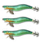 3 X High Quality Fishing Squid Jigs Popular Garssy 173 Colour,Tackle Lure Hooks - Bait Tackle Direct