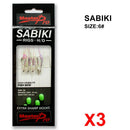3 Packs 4# 6# 8# Sabiki Bait Rigs Fishing Tackle