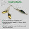 2x Double Blade At 2 Sizes Fishing Lures Buzzbait Spinner Bait COD BASS TROUT - Bait Tackle Direct