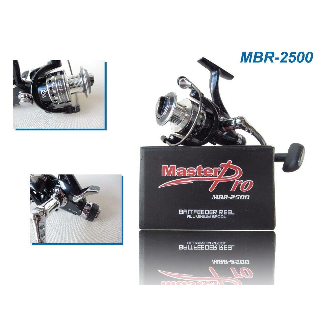 8+1 BB MBR2500 Bait Feeder Spinning Reel + Offer Fishing Tackle