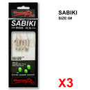 3 Packs 4# 6# 8# Sabiki Bait Rigs Fishing Tackle