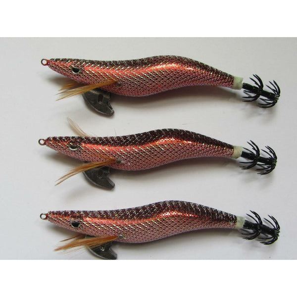 3 X High Quality Fishing Squid Jig Size 3.0 New Colour153,Fishing Tackle Lure - Bait Tackle Direct
