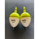 2 x LED Luminously Electronic Sensible Floats 5.5g with Batteries Fishing Tackle