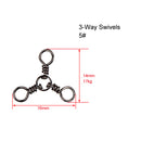 60 X CrossLine (3 Way) Swivel in Size 5