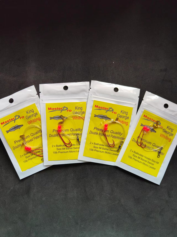 4 x Custom Designed King George Whiting Rigs Fishing Tackle 6# - Bait Tackle Direct