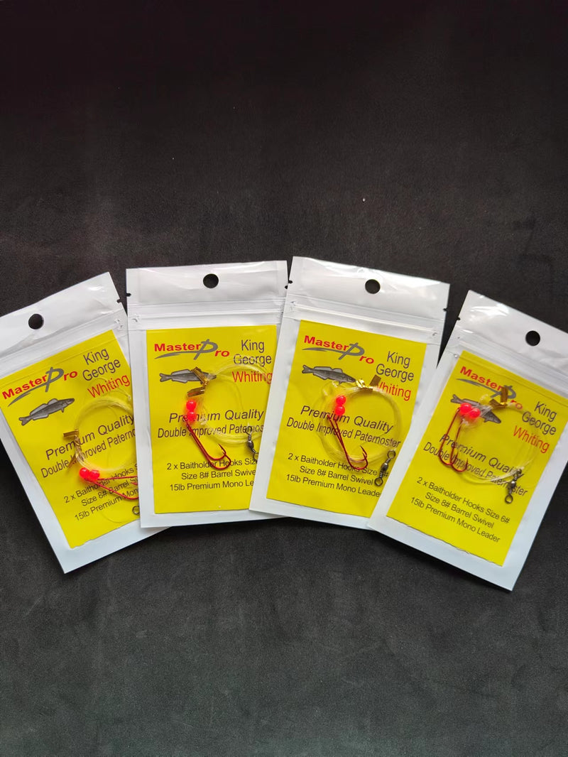 best fishing hooks for whiting Pink Rig Size #4 Circle on 20lb Leader Yellow Fin Best Whiting Hooks