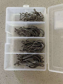100 XChemically Sharpened Octopus Hooks at 4 Sizes 3/0-6/0 Fishing Tackle