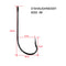 100 x 8# Chemically Sharpened O'Shaughnessy Hooks Fishing Tackle - Bait Tackle Direct