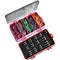 3 sizes of Jig Heads, 50pcs of 5colours of Shrimps 5.1cm with double side soft plastic box D - Bait Tackle Direct