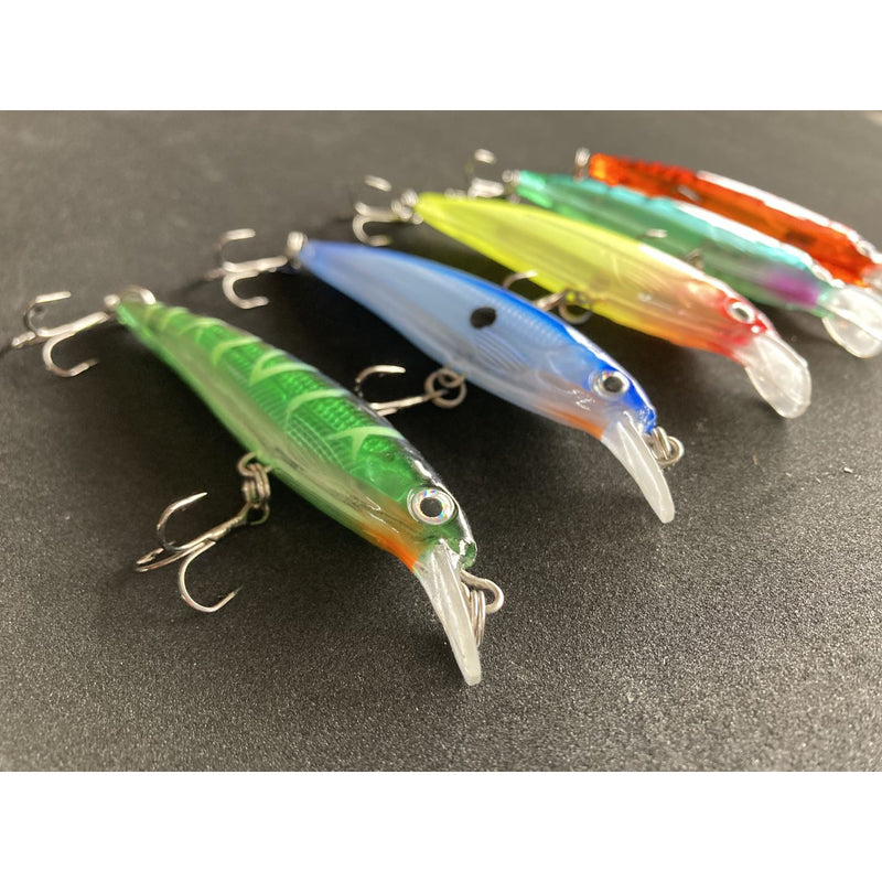5 x Minnow Lures 9cm 7g Fishing Tackle