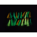 20 X DIY Luminous Flasher HookFishing Rig Assorted Colors Hooks Size 2