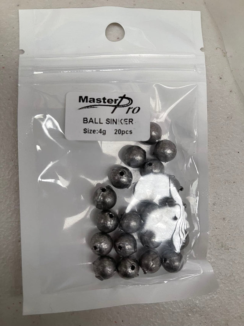 70 Ball Sinkers &Tackle Box - Assorted Ball Sinker Pack In 5 Sizes