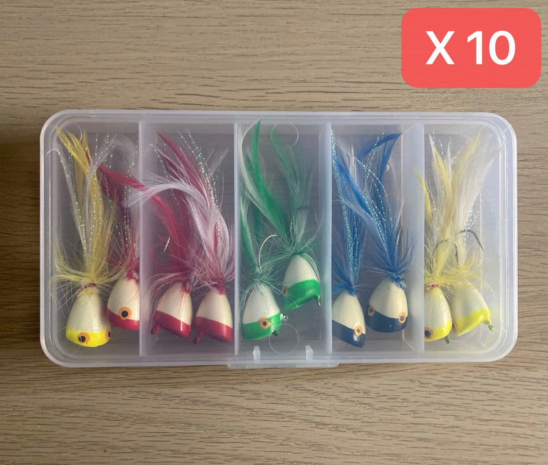 Surf Poppers Pack 4 Colours - Bait Tackle Direct