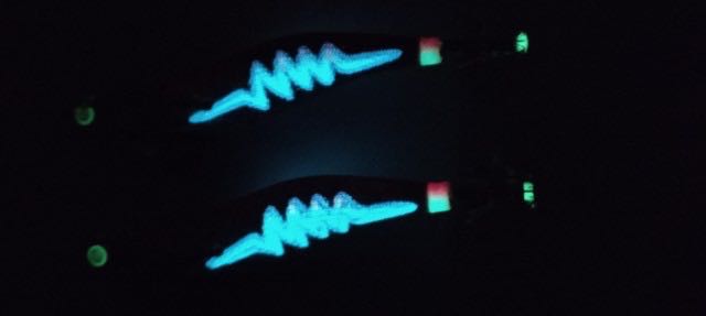2pcs Squid Jigs Shrimp jig Luminous body Glow in Dark 3.0, 3.5 PINK - Bait Tackle Direct